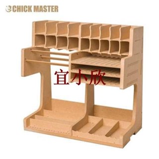 工具整理盒模型雞牌日式架雞架K1木盒收納桌面-宜小欣優選