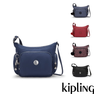 Kipling『牛角包』輕巧多袋實用側背包-GABB S(多款任選)FW24L1