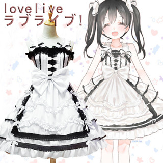 新款優惠Cosplay服裝日本動漫 lovelive矢澤妮可舞會覺醒禮服公主洋裝多碼