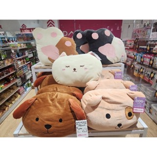 全新 DAISO 大創 可愛爆表 小動物系列 貓貓狗狗 可愛貓貓狗狗動物造型 麻糬軟Q 圓形抱枕