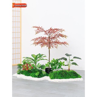 模擬樹 假樹 模擬綠植 假盆栽 大型盆栽 玄關綠植模擬苔蘚微景觀植物造景裝飾庭院陽臺室內辦公室草坪青苔鼓包綠植