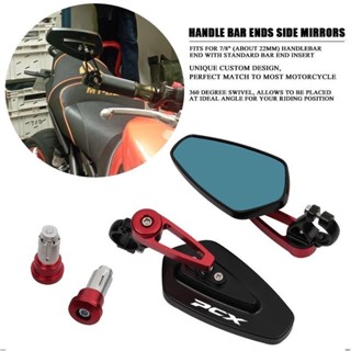 =--=HONDA 7/8"22mm 摩托車後視鏡 CNC 鋁車把端後視鏡適用於本田 PCX125 PCX150 P