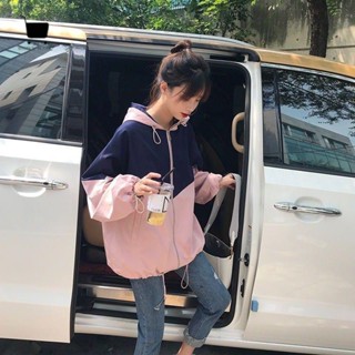 慵懶風外套 防曬衣女學生韓版春秋季新款原宿bf風百搭棒球服寬鬆薄款風衣外套