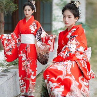 🌟全場免運 優質和服 和服浴衣 棉麻 送腰封頭飾 改良 浴衣 日式 振袖和服 小紋和服 月下和風 絝和服 日係衣服 ML