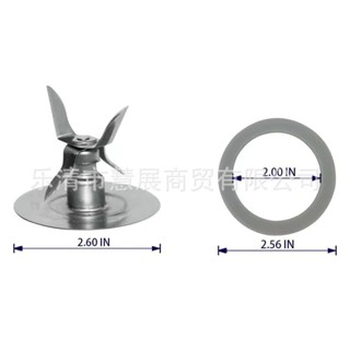 榨汁機果汁機攪拌機配件不銹鋼4葉刀片刀座含密封圈適用OSTER 5VVV