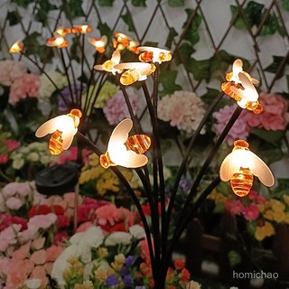 『叄曦燈飾』戶外防水燈太陽能蜜蜂燈動物搖曳螢火蟲裝飾燈氛圍燈搖擺草坪燈