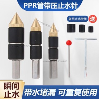 臺灣出貨🧡ppr管 帶壓止水針神器 帶壓自來水止水熱熔管 止水4分6分1寸水管堵漏神器 水龍頭止水針頭免運