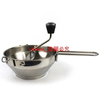 不銹鋼手動食物研磨器料理機果泥家用土豆泥器米糊寶寶多功能商用