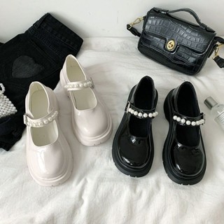 【小皮鞋】35-44碼 大碼女鞋 43法式英倫風 小皮鞋 軟底41增高厚底 瑪麗珍單鞋42