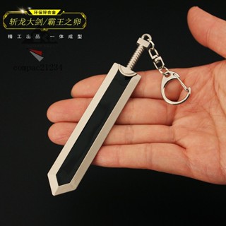 72H發貨⚔精美模玩⚔劍風傳奇週邊 格斯斬龍劍霸王之卵閤金玩具cos手辦迷你鑰匙扣掛件