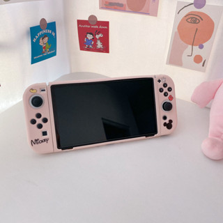 任天堂switch 滿屏米奇 保護殼適用於oled TPU彩繪保護套