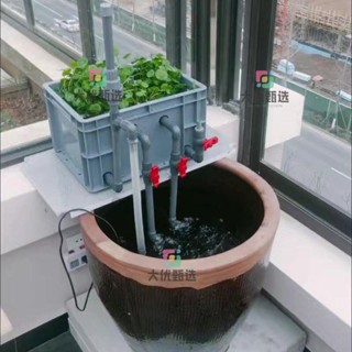 【可開發票】魚缸魚缸diy沼澤過濾箱烏龜金魚自制周轉箱過濾器生態過濾免換水