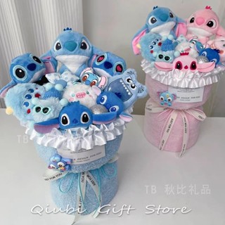❤️【臺灣出貨】❤️史迪仔玩偶公仔花束生日禮物女生送閨蜜實用男朋友史迪奇娃娃畢業