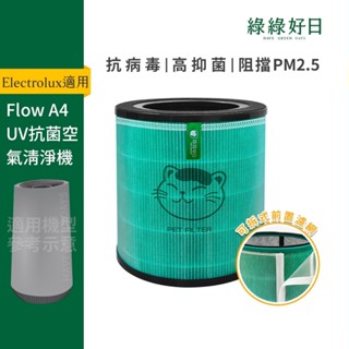 適用伊萊克斯 Flow A4 FA41-403 極適家居500系列 EP53-48 抗菌HEPA濾網 綠綠好日