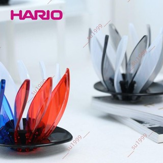 優質精品#HARIO睡蓮濾杯V60滴漏式手沖咖啡過濾器耐熱樹脂12片蓮花瓣可拆卸