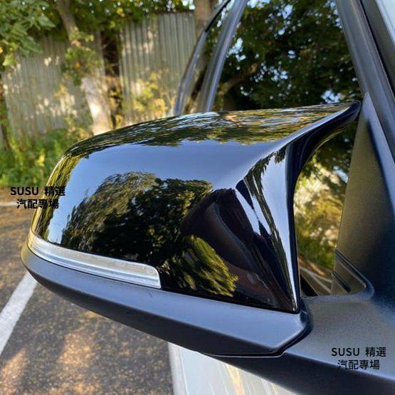 【SUSU車品】💞09-17款BMW 5系改裝牛角后視鏡殼7系E60 F10 F18F07F01碳纖維罩殼