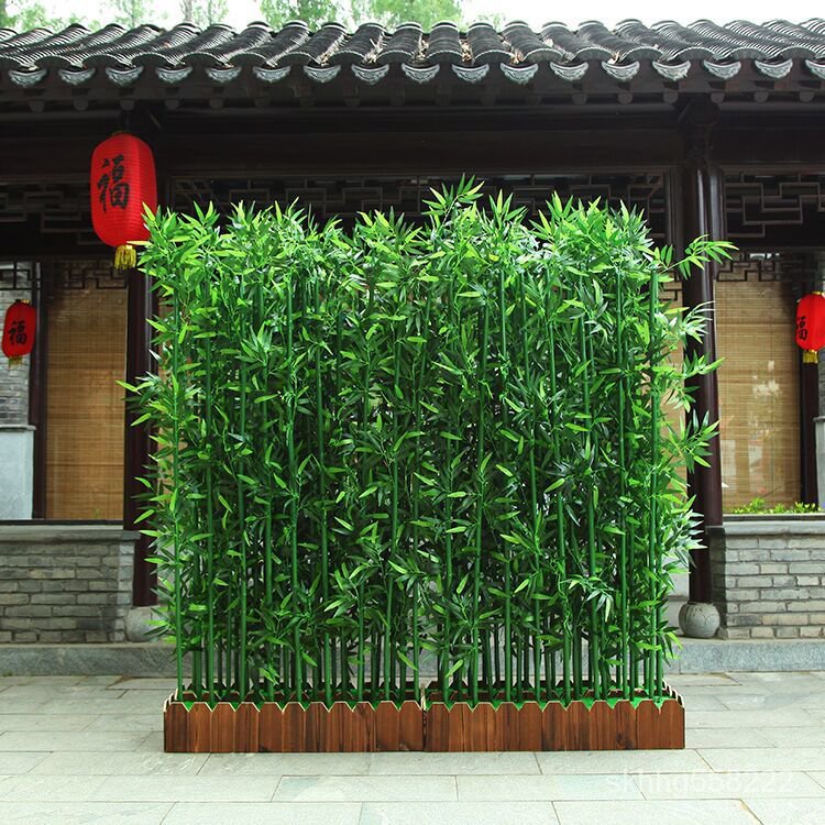 仿真植物  裝飾  仿真竹  植物竹子 室內裝飾 隔斷 室外造景 客廳毛竹 室外屏風 假竹子 人造花 仿真竹子