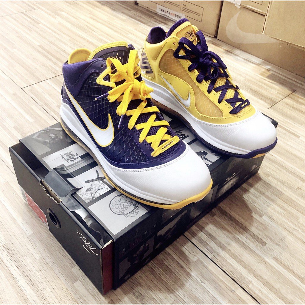 Nike Lebron 7 Media Day 紫金鴛鴦 詹姆斯 籃球鞋 運動鞋 CW2300-500