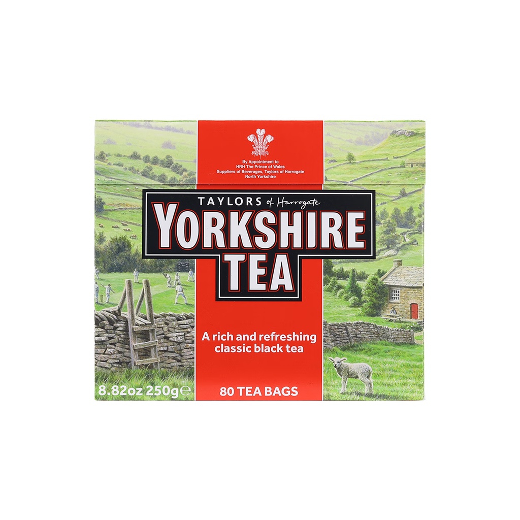英國紅茶Yorkshire約克夏紅茶約克郡紅茶英式茶包80包