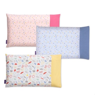 ClevaMama 護頭型枕頭系列-專用枕套 (嬰兒枕/幼童枕/推車枕) (粉/藍/黃)【甜蜜家族】