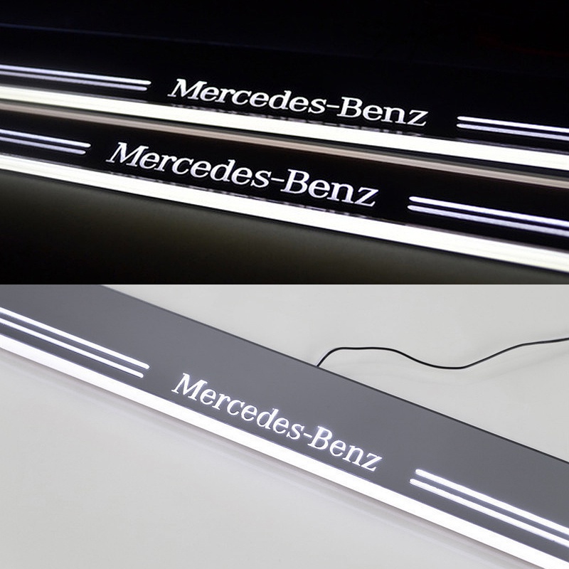 BENZ 賓士 LED 動態 迎賓踏板 W213 W205 W204 W176 GLC 流光 門檻條 流水 踏板燈 改裝