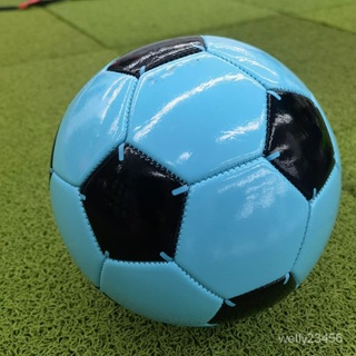 熱賣迪卡儂青少年足球敎學用球3號4號5號機縫兒童娛樂藍黃紅色打氣筒