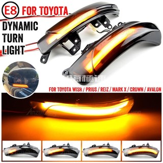 台灣出貨•適用於豐田 WISH/PRIUS/REIZ/MARK X/CROWN/AVALON/CAMRY LED動態轉向