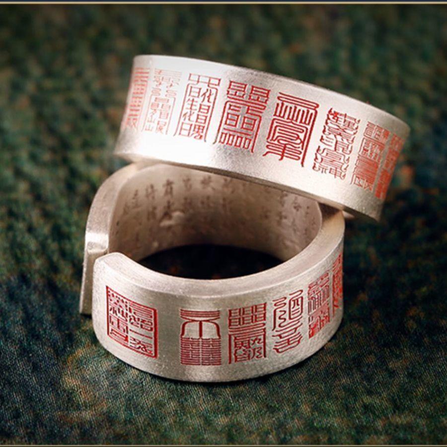 【維尼戶外生活用品店】 銀指環活口可調整白銀之編手工戒指男女情侶