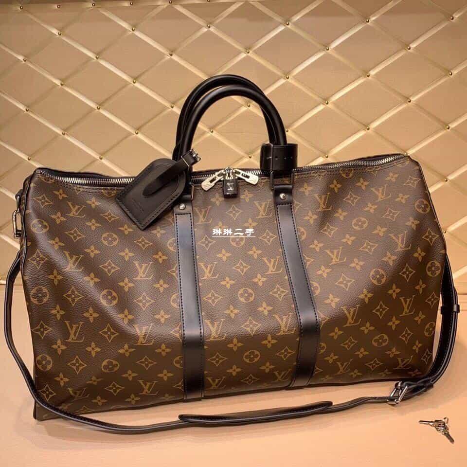 二手Louis Vuitton LV Keepall Bandoulière 50 旅行袋 M56713