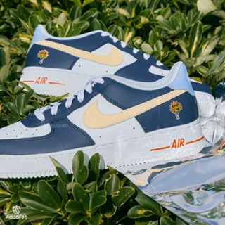 Nike Air Force 1 LV8 大童 白藍橘 太陽花 經典 穿搭 AF1 休閒鞋 FN7239-410