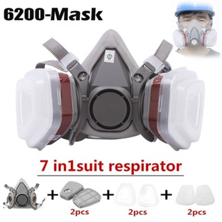 3M 6200 Gas Mask for Spray Paint Decoration Chemical Dust Ma