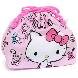 蔓菟小舖💖日本OSK 三麗鷗 hello kitty 便當袋 束口袋 收納袋 萬用袋 (日本正版) I32