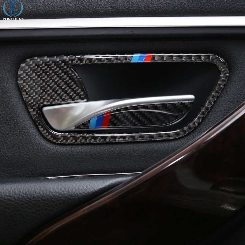 BMW 寶馬新3系內門碗框裝飾貼片320im/320li/3系gt/4系內飾改裝碳纖維