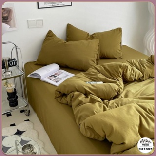 Ou Shij.12色 素色雙層紗棉麻床包組 單人/雙人/加大床包組 床單 床罩組 被單 床包四件組 床單 床罩組