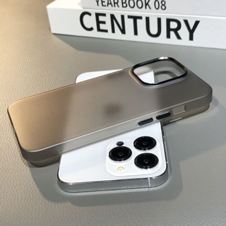 簡約手機殼 磨砂 親膚 金屬鏡頭框 iPhone 15 14 13 12 Pro Max 蘋果防摔保護殼 超薄 高級感
