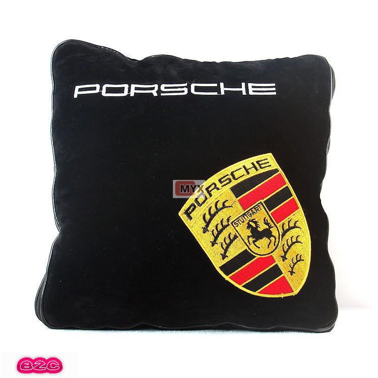 Myx車品適用於~Porsche 涼被抱枕｜抱枕被 車用被 抱枕毯 毛毯被｜保時捷 911 Cayman Boxster