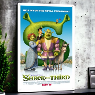 史瑞克三世 電影海報鐵皮畫多款金屬掛畫 🇹🇼臺灣製造全現貨本島直出📦 Shrek the Third