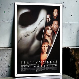 戰慄On-Line 電影海報鐵皮畫 🇹🇼臺灣製造全現貨本島直出📦 Halloween: Resurrection