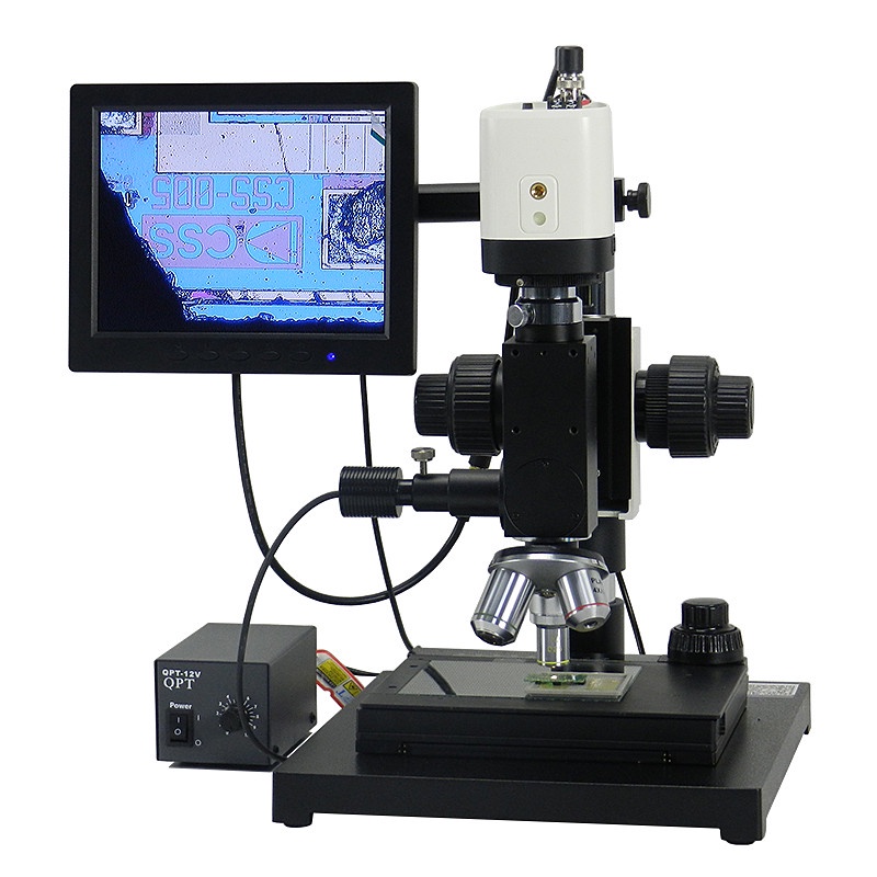高倍無限遠顯微鏡同軸光芯片液晶石墨烯微米測量金相分析可接電腦