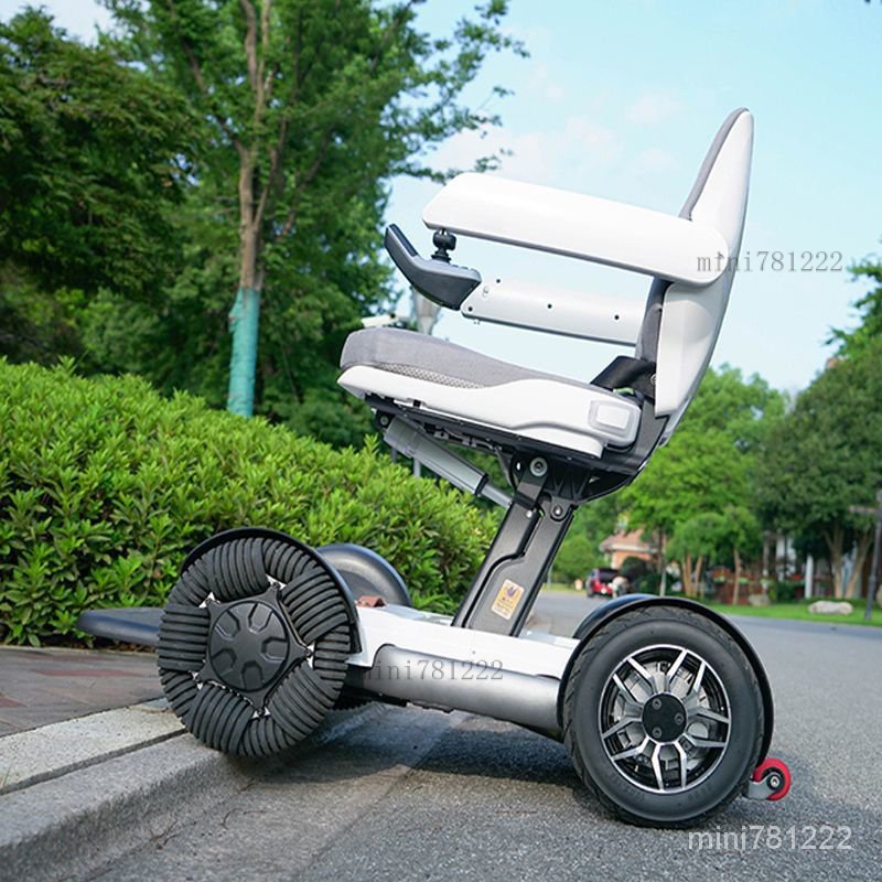 🌈熱銷-特惠🌈 邦邦車電動輪椅車智能全自動一鍵折疊高端老年人四輪代步車上飛機 老人代步車 多功能輪椅 超智能電動輪椅