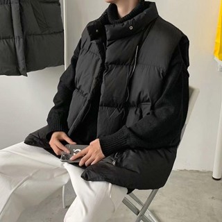 背心外套男 羽絨背心 鋪棉背心 無袖背心 羽絨背心外套 大尺碼背心 男生背心 馬甲背心 防風棉背心 立領背心 男背心