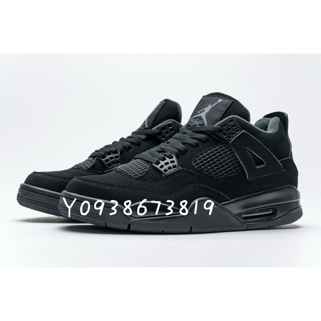 正版 Air Jordan 4 Retro “Black Cat” 全黑 黑貓 籃球鞋 男鞋 CU1110-010