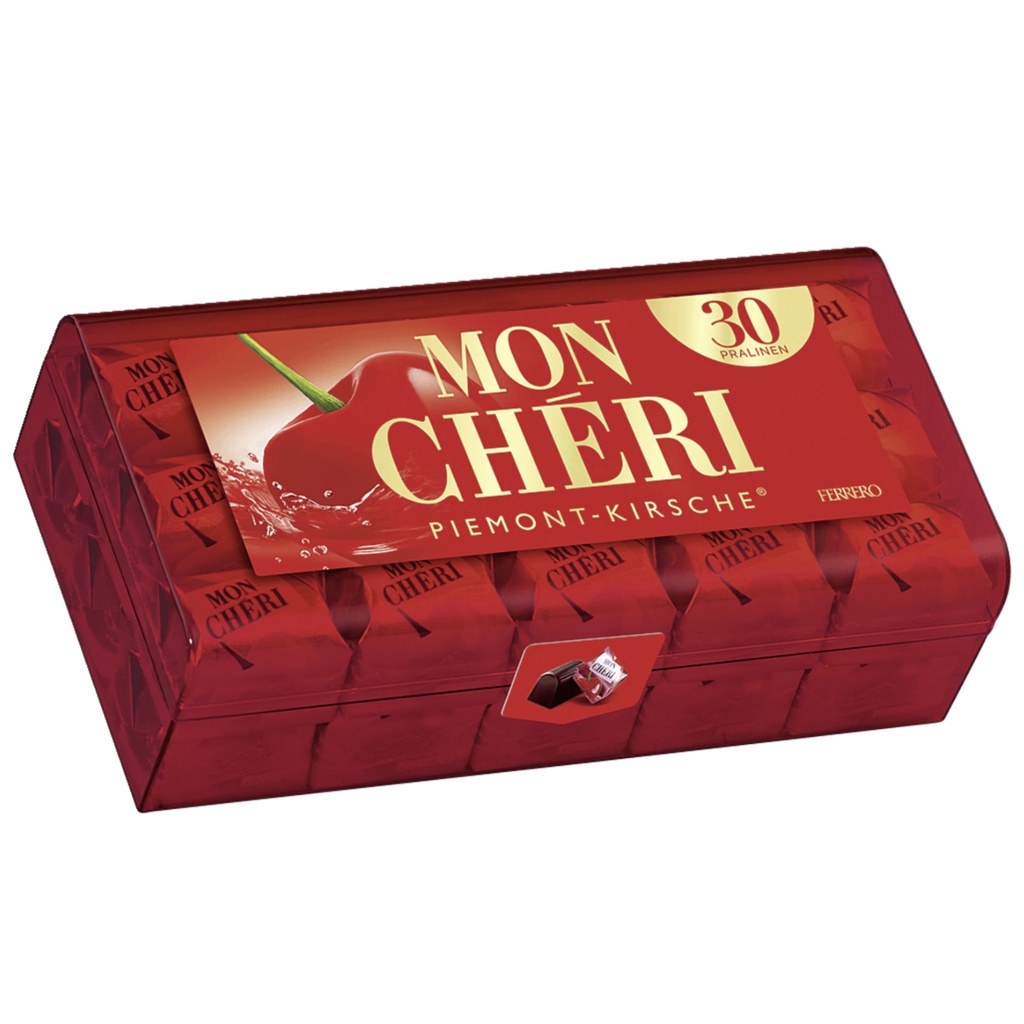 Ferrero 費列羅 Mon cheri cherry 櫻桃酒巧克力 30顆. 經典. 季節限定 休閒零食 零食