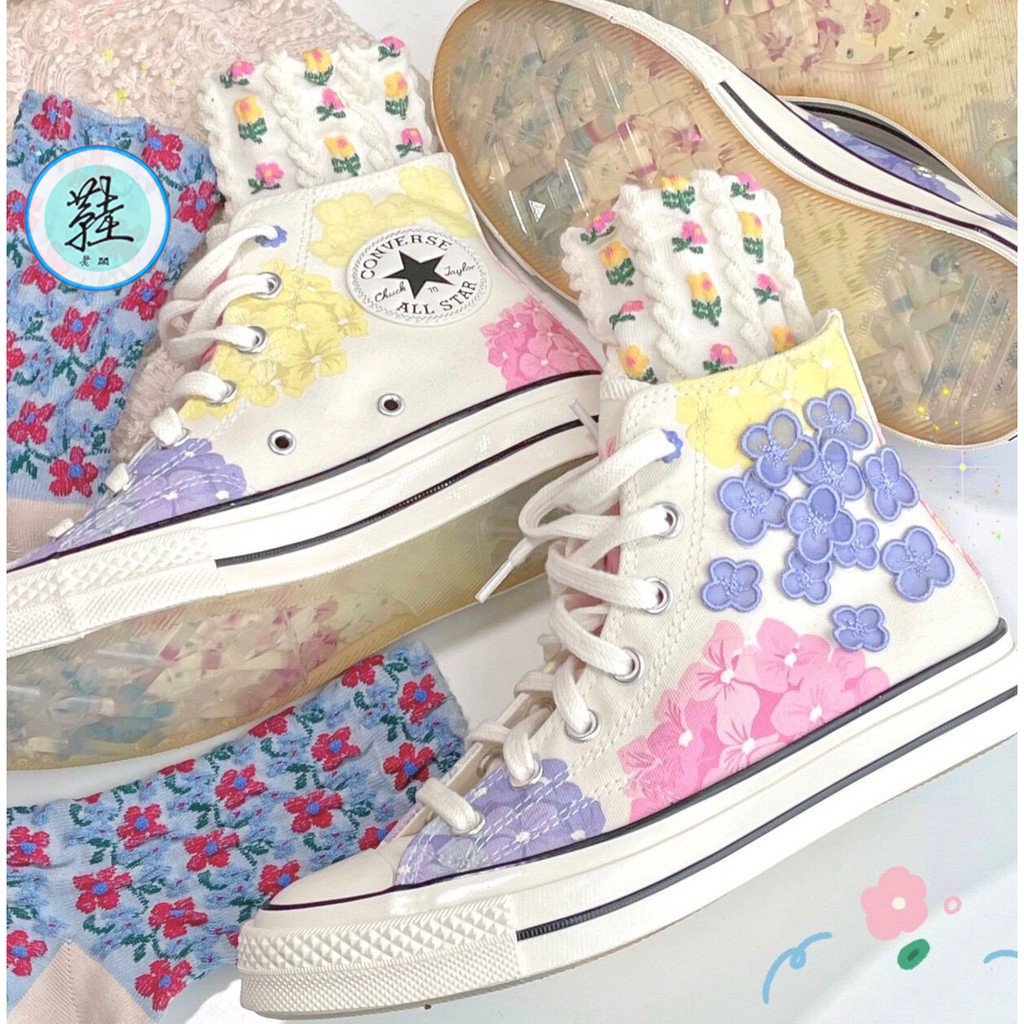 Converse Chuck Taylor All Star 1970s 花卉黃紫 570580C