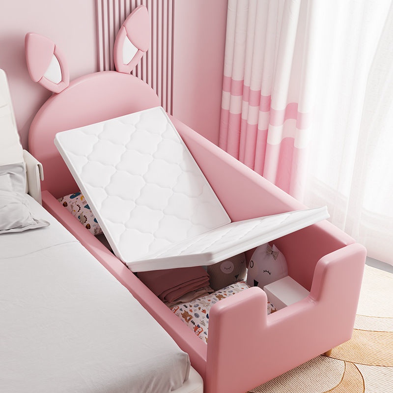 拼接床 邊床 鏈接床 兒童拼接床女孩男孩公主少女寶寶大床邊床帶護欄嬰兒小孩加寬小床