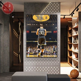【一簾一景】史蒂芬庫裏掛畫NBA金州勇士球隊水花兄弟裝飾畫籃球明星海報壁畫