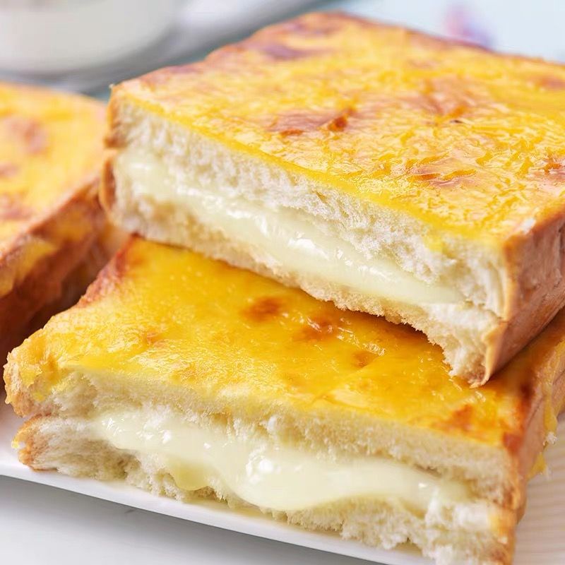 【新日期】巖燒乳酪夾心吐司面包片巖燒面包蛋糕早餐糕炭燒面包巖燒