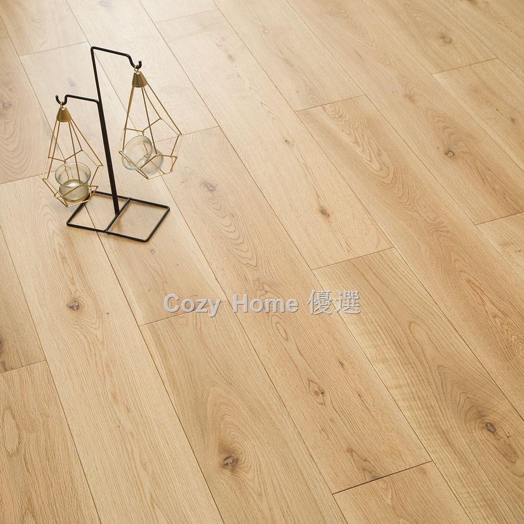 ¤☁☋橡木純實木地板直銷 天然原木本色灰色臥室家用環保
