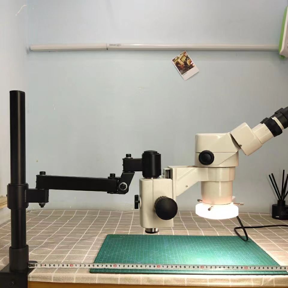 顯微鏡 萬向支架擺臂橫臂升降 360手機表維修鑒定