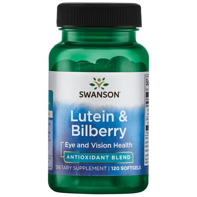 【Swanson】免運 葉黃素 山桑子 Lutein &amp; Bilberry 120顆